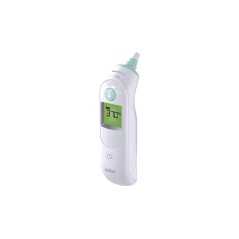 Braun ThermoScan 6 Contact Thermometer in White - Accurate, Fast, and Reliable Temperature Reading (SKU: 4022167652300)